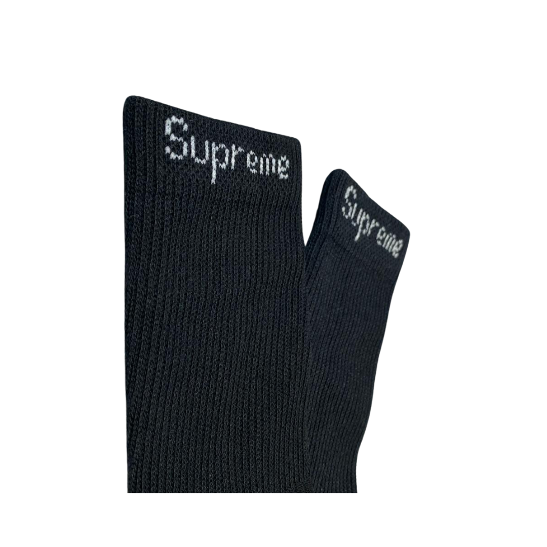 SUPREME SOCKS BLACK